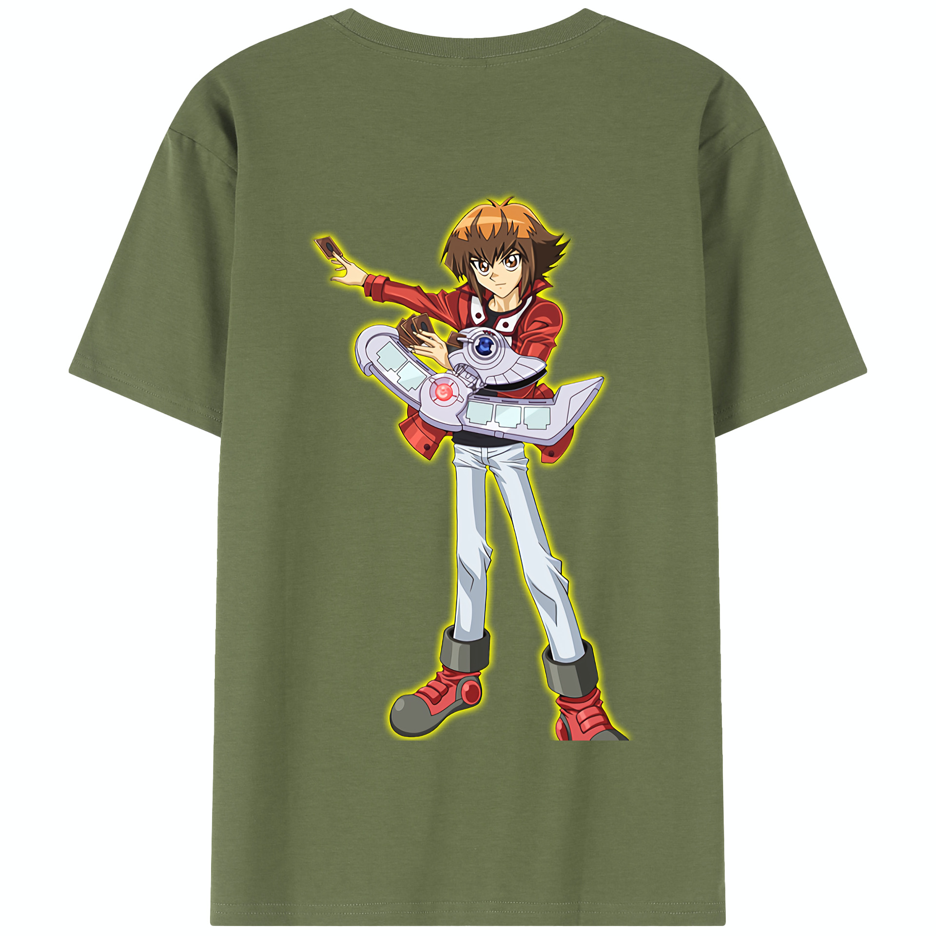 （画像用） 遊☆戯☆王 Yu-Gi-Oh! 綿100％半袖Tシャツ（背面プリント）